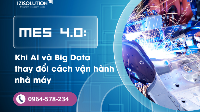 MES 4.0: Khi AI và Big Data thay đổi cách vận hành nhà máy