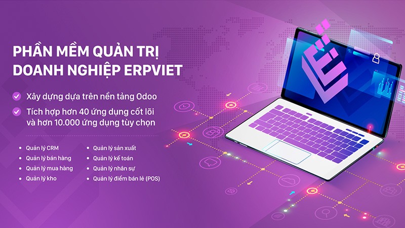 Hệ thống phần mềm quản trị doanh nghiệp ERPViet