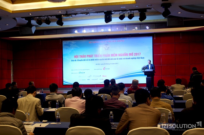 Hội thảo Phần mềm nguồn mở 2017: lời giải cho bài toán ứng dụng chuyển đổi số thành công 01