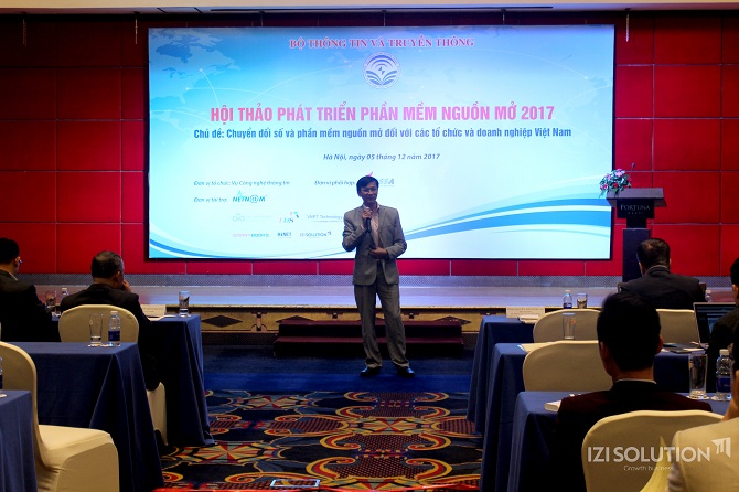 Hội thảo Phần mềm nguồn mở 2017: lời giải cho bài toán ứng dụng chuyển đổi số thành công 04