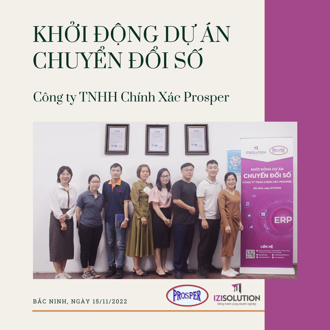 Khởi động dự án chuyển đổi số Prosper 1
