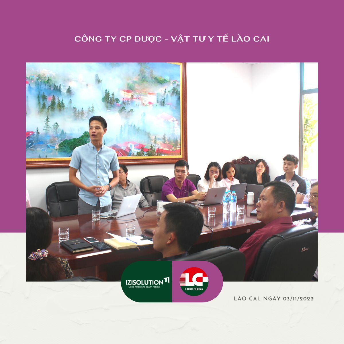 Khởi động dự án chuyển đổi số công ty CP dược Lào Cai Pharma 3