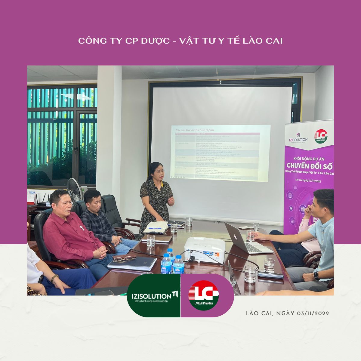 Khởi động dự án chuyển đổi số công ty CP dược Lào Cai Pharma 4