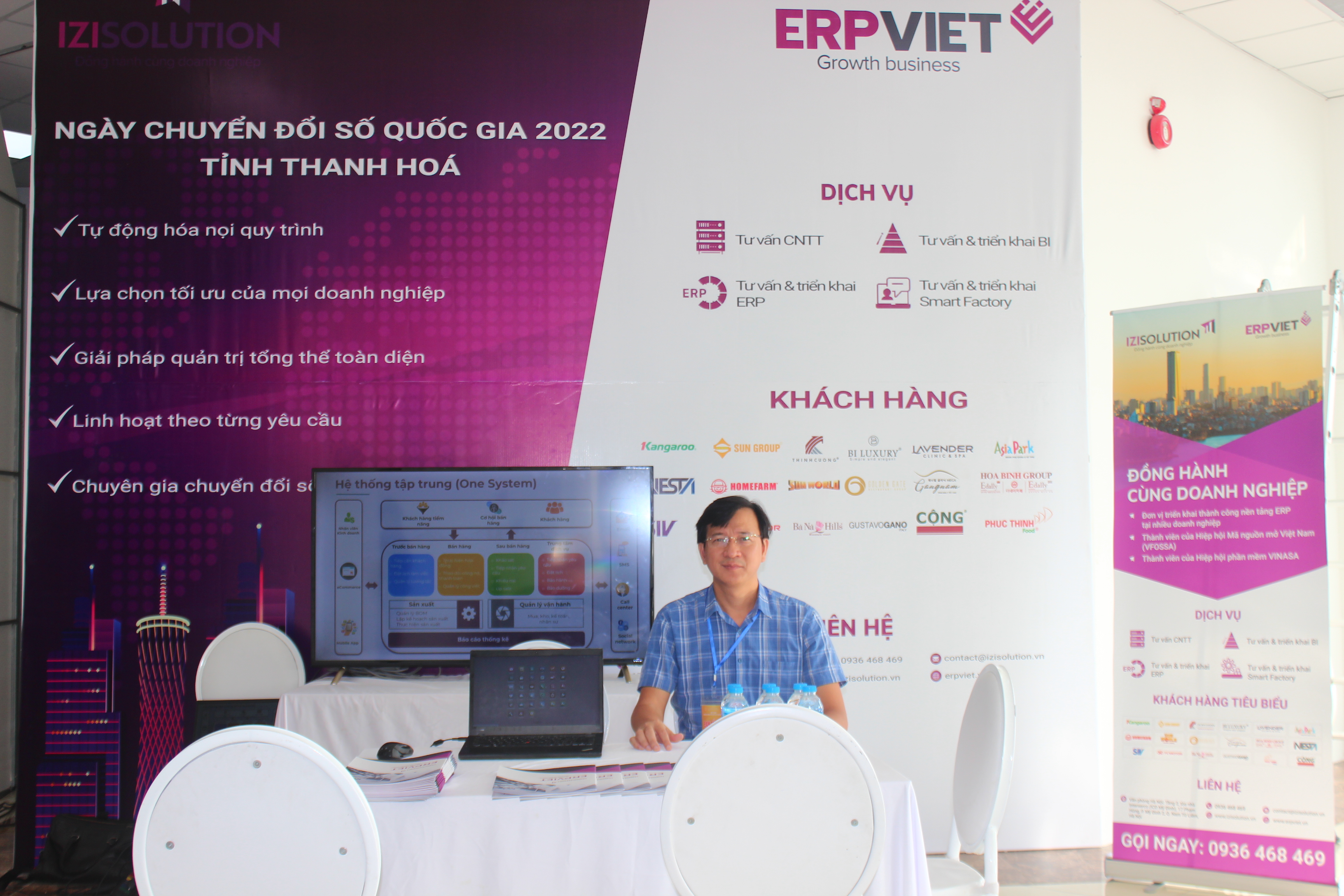 IZISolution tham gia ngày hội chuyển đổi số quốc gia 2022 tỉnh thanh hoá 11