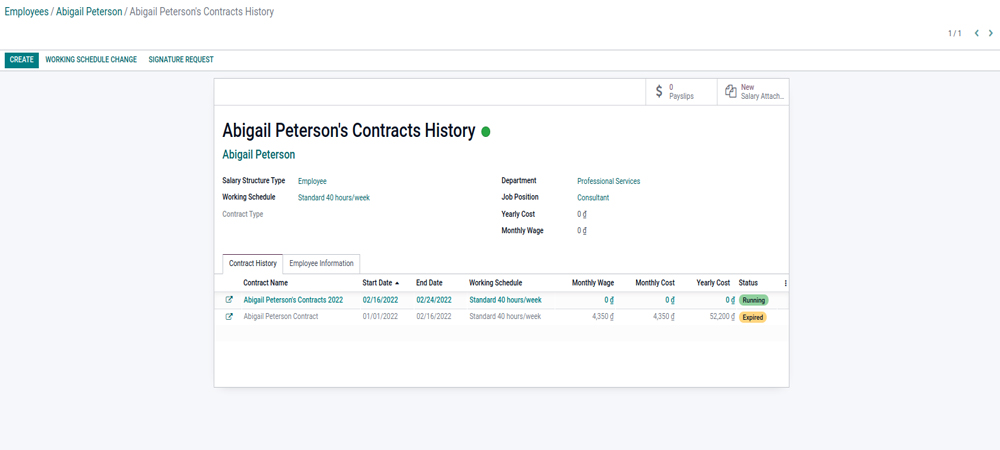 Quản lý hợp đồng trên Odoo 15