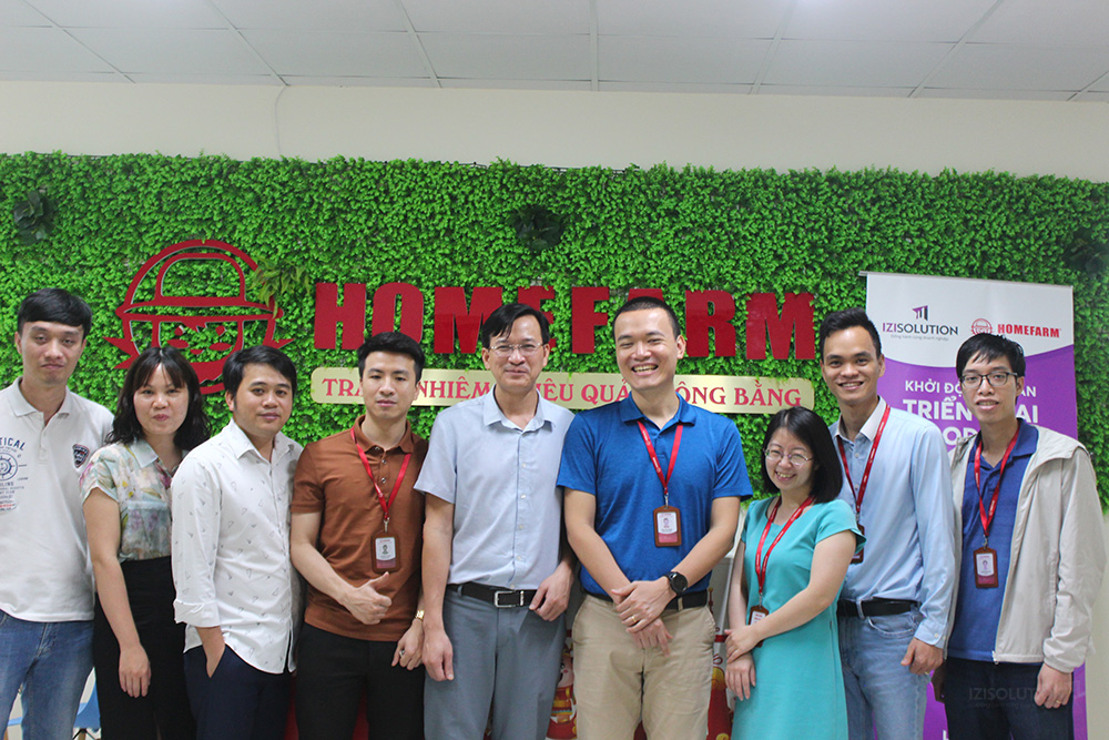 Khởi động dự án triển khai ERP Odoo 14 - Công ty TNHH Quốc tế Homefarm