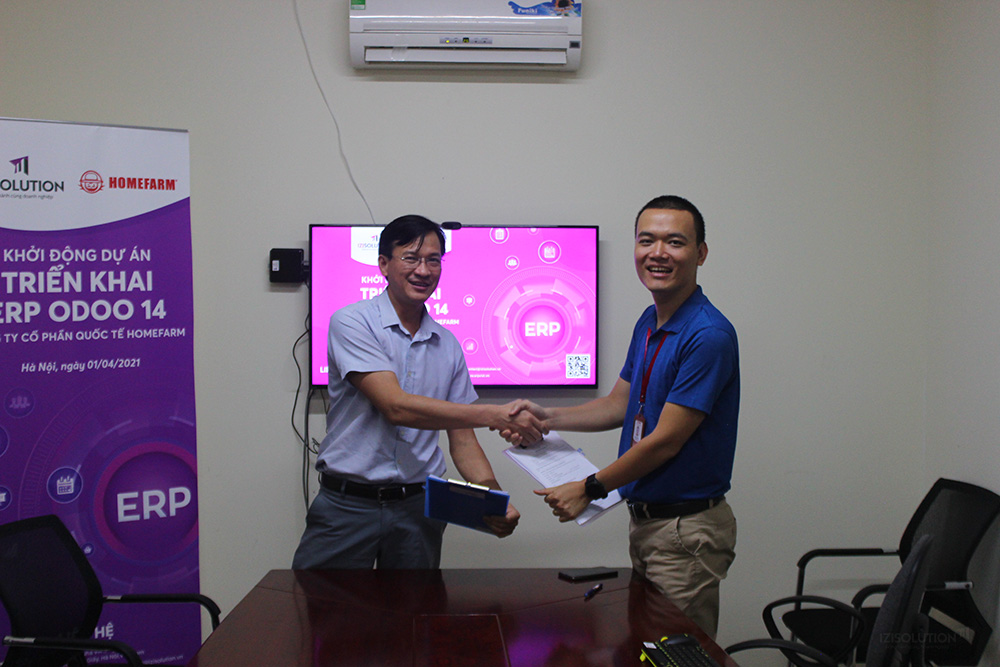 Khởi động dự án triển khai ERP Odoo 14 - Công ty TNHH Quốc tế Homefarm