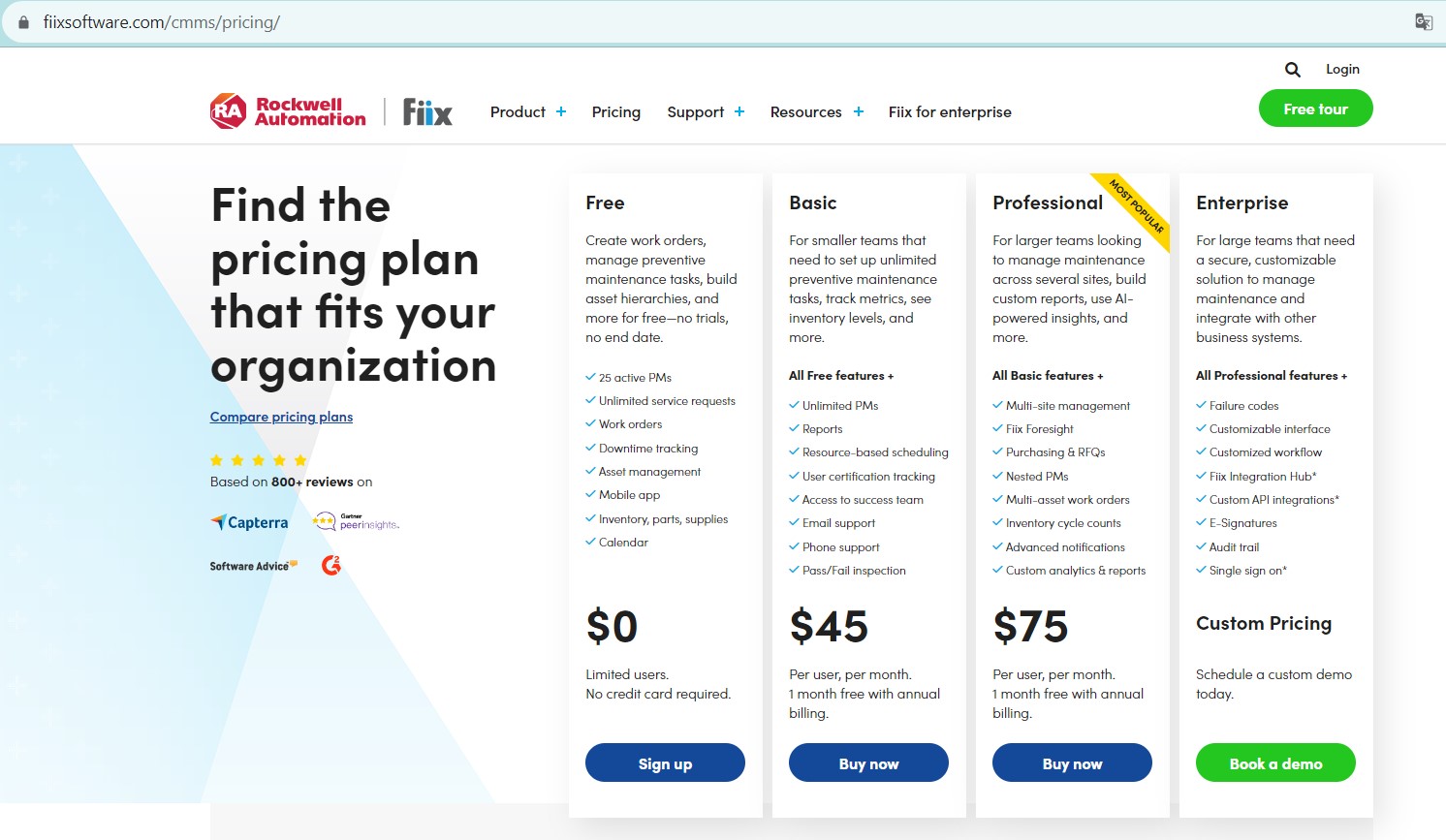 Download phần mềm bảo trì Fiix (Fiix CMMS)