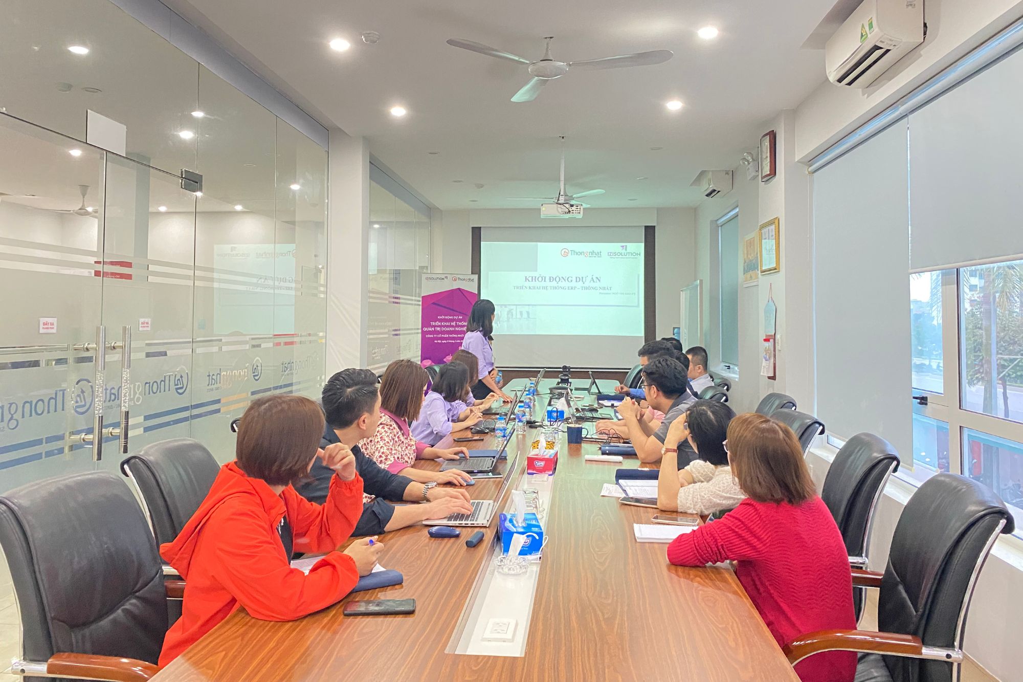 Họp thống nhất dự án ERP Thống Nhất